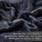 Richave Fleece Blankets Queen Size for All Season 350GSM - Premium Lightweight Anti-Static Throw for Bed Extra Soft Brush Fabric Warm Sofa Thermal Blanket 90" x 90"(Dark Gray Queen)