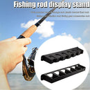 6-Rod Rack Fishing Pole Holder Tackle Wall Fishing Rod Storage Fixed Stand