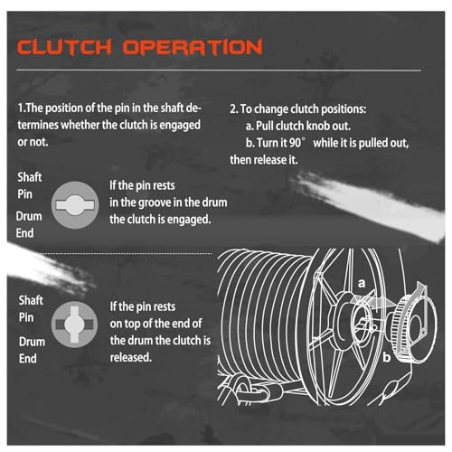 ZESUPER 2500lb Winch 12v Boat Trailer ATV UTV Quad Electric Winch Steel Cable