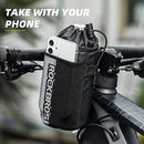 ROCKBROS Bike Water Bottle Holder Bag Bicycle Bag Handlebar Cup Drink Holder Insulated Stem Bag Food Snack Bike Accessories Storage Pouch Bag for Mountain Road Bike Scooter Touring Commuting Bike