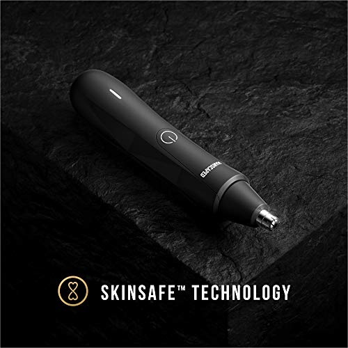 MANSCAPED™ The Weed Whacker™ Nose and Ear Hair Trimmer – 9,000 RPM Precision Tool with Rechargeable Battery, Wet/Dry, Easy to Clean, Hypoallergenic Stainless Steel Replacement blade