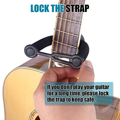 GLEAM Guitar Stand - Adjustable Fit Electric, Classical Guitars and Bass, Guitar Accessories, Folding Guitar Stand