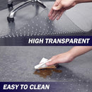 YESDEX Office Chair Mat for Carpet, Carpet Protector Chair Mat Large 90x120cm (3'x4') with Non-Slip Studded Backing Pile Carpet Protector for Office Home Anti-Slip Wheel Gaming Chair Mat