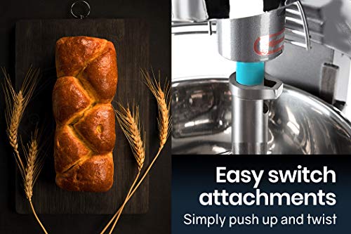EuroChef 20L Planetary Food Mixer Commercial Stand Vertical Food Dough Mixer Machine, Floor Model