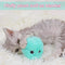 3 Pcs Fluffy Plush Cat Toy Squeaky Balls with Catnip, Newest 3 Lifelike Chirping Balls Animal Sounds-Bird Frog and Cricket, Interactive Fun Cat Toy for Indoor Kittens Exercise Hunting