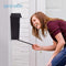 SereneLife Outdoor Wall Mount Lockable Mailbox - Made from Galvanized Metal - Great for Commercial, Rural, Home & Office Use - Easy to Install lockbox with a Slot Secure Lock - Includes 2 keys - Black
