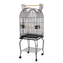 i.Pet Bird Cage 53 x 53 x 150cm Large Guinea Pig Pet Birds Parrot Ferret Cages Aviary Budgie Finch Canary Stand Toys,Black 2 Perch with Wheel + Slide-Out Removable Tray