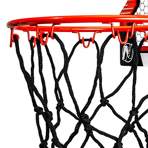NERF Basketball Hoop Set - Pro Hoop Mini Hoop Set with Mini NERF Basketball - Steel Rim Great for Dunking - Over The Door Basketball Hoops