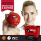 Muscle Max Massage Ball - Therapy Ball for Trigger Point Massage - Deep Tissue Massager for Myofascial Release - Mobility Ball for Exercise & Recovery (Fire Red)
