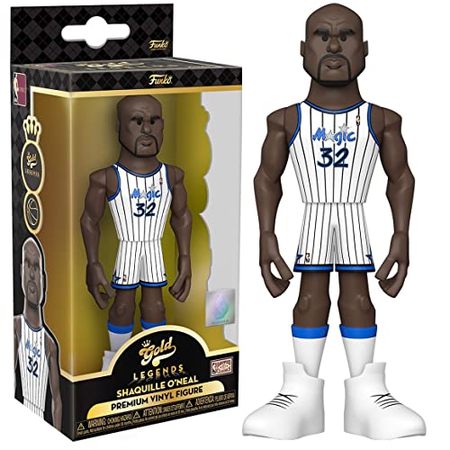 Funko Gold Legends NBA Basketball - Shaquille O'Neal Orlando Magic Vinyl Figure, 5-Inch Height
