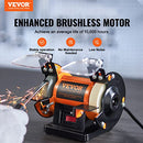 VEVOR Jewelry Polisher, Adjustable Variable Speed Bench Grinder Polishing & Buffing Machine, 3590RPM Bench Lathe Polisher with 1 Wool Wheel & 1 Abrasive Fiber Wheel & 1 Grinding Wheel & 100pcs Tools