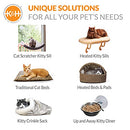 K&H Pet Products Hangin' Feline Funhouse Cat Furniture Tan Small 70 X 22 X 12 Inches
