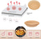 100 PCS Air Fryer Disposable Paper Liner, Non-Stick Air Fryer Liners, Round Baking Paper for Baking Roasting Microwave (Nature)