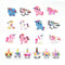 Shoes Charms Decoration & Wristband Bracelet 28 pcs unicorn pattern Shoes Charms Decoration Fits Compatible with Crocs Shoes Decoration DIY Party Christmas Halloween Party Gifts for Boy and Girl