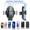 【4-in-1】Miracase Car Phone Holder, Car Phone Mount for Dashboard & Air Vent & Windshield & Desk, Universal Mobile Phone Holder for Car Compatible with iPhone 14 Pro Max 13 12 11 XR XS Samsung and More