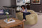 Sofa Sack - Plush Ultra Soft Bean Bags Chairs for Kids, Teens, Adults - Memory Foam Beanless Bag Chair with Microsuede Cover - Foam Filled Furniture for Dorm Room - Camel 5'