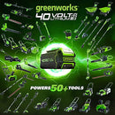 GreenWorks 24-Inch 40V Cordless Hedge Trimmer, 3Ah Battery, HT-240