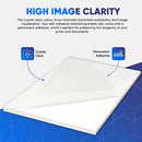 Avarrix Australia Self Adhesive Laminate Sheets for Stickers, Waterproof Label Stickers, Protection for Printable Vinyl Stickers, Glossy, Tear Resistant, Ultra Strong Bond, Pack of 20, A4 Size