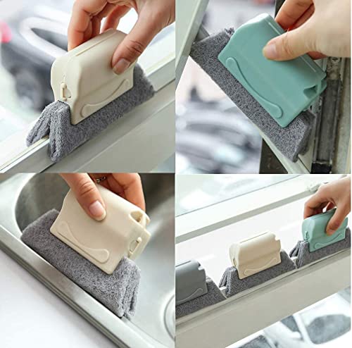 6Pcs Window Cleaning Brushes,Window Groove Cleaning Tool,Window Door Track Groove Corner Gap Cleaning Brush,Window Groove Cleaning Brush,Window or Sliding Door Track Cleaning Brush, Tile Lines Brush