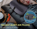 TREKOLOGY Camping Pillow Aluft Pro, Large Inflatable Camping Pillows for Sleeping, Travel Beach Pillow Inflatable Pillow Inflatable Cushion Blow Up Pillow for Camping Pillows Compact Inflatable Pillow