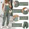 Women's Casual Baggy Sleeveless Jumpsuits with Pockets Spaghetti Strap Stretchy Loose Romper Wide Leg Overalls Jumpers