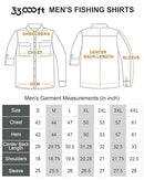 33,000ft Men's Long Sleeve Shirt Sun Protection Shirt UPF 50+ UV Quick Dry Cooling Fishing Shirts for Travel Safari Camping Hiking, Grey Green L