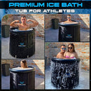 Ice Bath Tub for Athletes - Cold Plunge Tub Outdoor and Indoor - Cold Plunge Barrel for Muscle Recovery - Portable Ice Bath Tub for Cold Water Therapy - Ice Bath Tub for Adults With Lid by Cool Mind