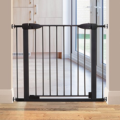 Dreambaby Boston Security Gate with 2x7cm Extensions Combo, Black
