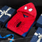 Marvel Spiderman Hoodie Blanket Kids Boys Plus Size Cuddly Blanket with Sleeves, Warm Fleece Hoodie Teenager Portable Blankets Hoodie Boys, red/Blue, One Size