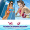AuoFon 3 Pack Fabric Inflatable Pool Floats,Adults for Size Water Hammock Lounger, Multi-Purpose 4-in-1 (Saddle, Lounge Chair, Hammock, Drifter)