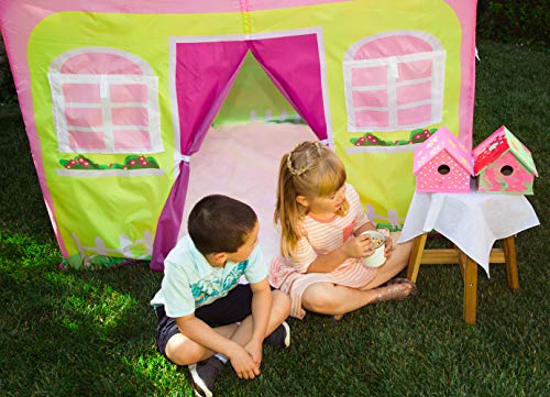 Pacific Play Tents Kids Cottage Play House Tent Playhouse for Indoor/Outdoor Fun - 58" x 48" x 58"