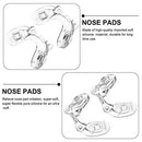 Healifty 5 Pairs Eyeglasses Saddle Bridge Nose Pads Glasses Bridge Strap Nose Pads Soft Silicone Anti Slip Nosepads Replacement for Children Kids