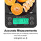 3KG/0.1g Electronic LCD Digital Kitchen Food Scale Drip Coffee Weighing with Timer(Green)