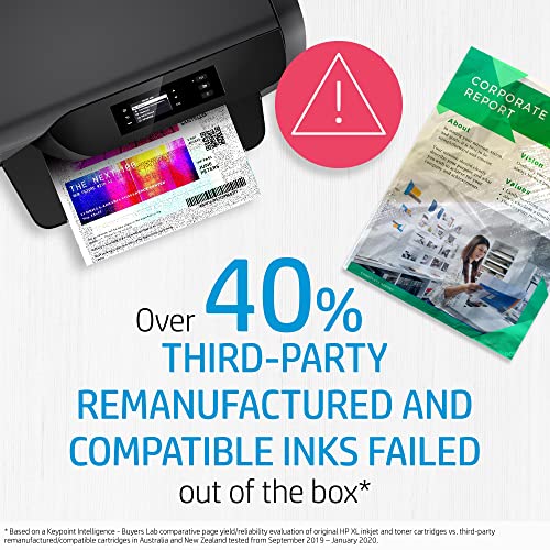 HP 965XL Genuine Original High Yield Black Ink Printer Cartridge works with HP OfficeJet Pro 9010 All-in-One Printer series, HP OfficeJet Pro 9020 All-in-One Printer series - (3JA84AA)