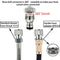 Dishwasher,Washer Snap Coupling Adapter,Shower Hose, Garden Hose(3/4GHT) Quick Connection, for Bathroom/Kitchen,Sink to Hose Adapter Faucet Hose, Sink Quick-fit Attachment (Quick-Connect)
