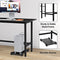 Ufurniture Black L-Shape Computer Desk Corner Table Student Home Office Study Workstation