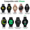 4 PACK Bands Compatible with Samsung Galaxy Watch 4 Band 40mm 44mm, Galaxy Watch 4 Classic Band 42mm 46mm, Galaxy Active 2 Watch Band, 20mm Adjustable Silicone Sport Strap Replacement Band for Galaxy Watch 4 Women Men (RoseGold+Gold+White+Black)