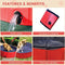 Floofi Dog Pool, Swimming Pool, Small Pool, Hard Plastic Pool, Dog Pools for Large Dogs, Outdoor Pool, Mini Pool, Pet Pool (Red Circle)