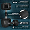 Yes4All Hex Dumbbell Rubber Grip - Premium heavy weight Dumbbell - 10lbs