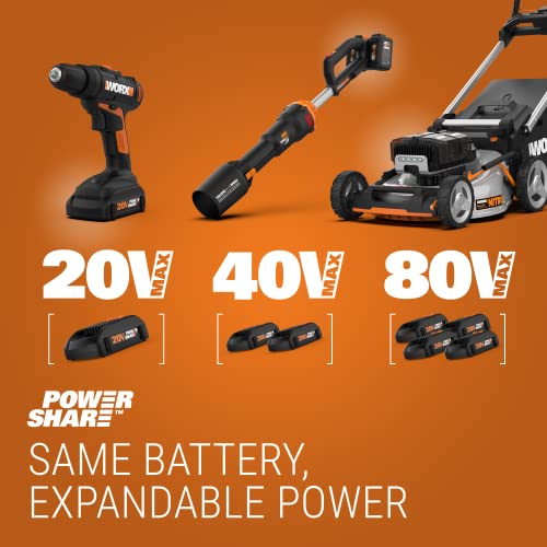 WORX WG261 20V Power Share 22" Cordless Hedge Trimmer (Battery & Charger Included)