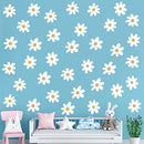 BBTO Daisy Wall Decal Flower Vinyl Wall Decals Daisy Decals Floral Decals Peel and Stick Daisy Stickers for Kids Nursery Wall Art Bedroom Living Room