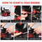 X-BULL Chainsaw 62CC 22 Inch Guide Board Chain saws 2-Cycle Gasoline Handheld Cordless Petrol Chain Saws for Trees Gas Powered Farm, Ranch and Garden Tools