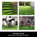 1Mx10M 12mm 10SQM Artificial Grass Synthetic Turf Fake Lawn Outdoor Backyard Decoration