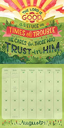 The Illustrated Bible Verses Wall Calendar 2024: Timeless Wise Words of the Bible