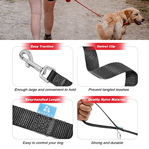 Dog/Puppy Obedience Recall Training Agility Lead 4ft 5ft 6ft 10ft 15ft 20ft 30ft 50ft Long Nylon Training Dog Leash for Small Medium Large Dogs