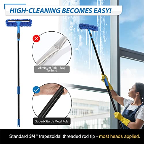 1.5-3 ft Window Squeegee with Long Handle /Car Window Cleaner Tool