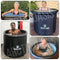 ARCTIC OASIS - Ice Bath Tub, Ice Plunge Bathtubs, Portable Bathtub, Fitness/Rehab Ice Bath for Athletes, Portable Ice Plunge Therapy Tub, Cold Recovery Bucket, Larger Size, Black