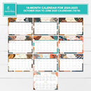 18 Months Desk Calendar - Desk Calendars 2024-2025, Desktop Calendar 2024, Desk Calendars, Desk Calender, Desk Calander for Desk Pad Calendar, Office Desk Calendar Pad, Monthly Desk Calendar