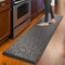 Zenovaire Kitchen Mats Anti Fatigue Grey Kitchen Rugs Cushioned Floor Mat Waterproof Standing Mat Non Slip Modern Kitchen Rugs and Mats for Bedroom, Office, Sink, Laundry, 17''x60