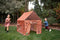 Pacific Play Tents Kids Club House Tent Playhouse for Indoor/Outdoor Fun - 50" x 40" x 50"